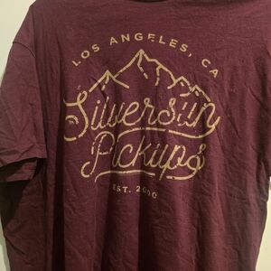 Maroon Silversun Pickups Short Sleeve Tee